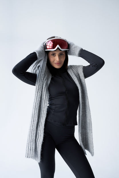 лонгслів утеплений TERMI чорний