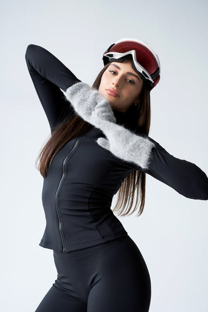 лонгслів утеплений TERMI чорний