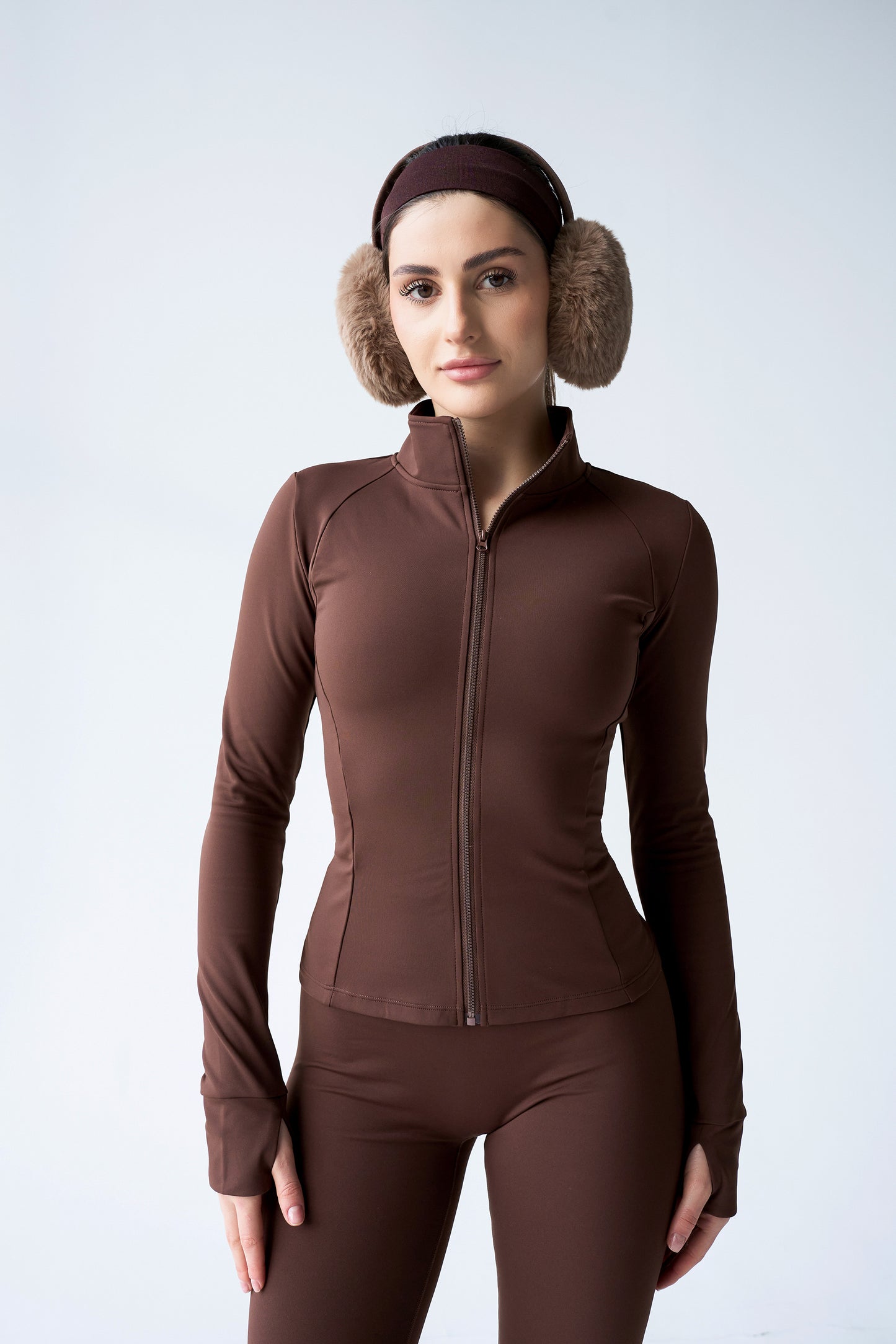 легінси утеплені TERMI коричневий