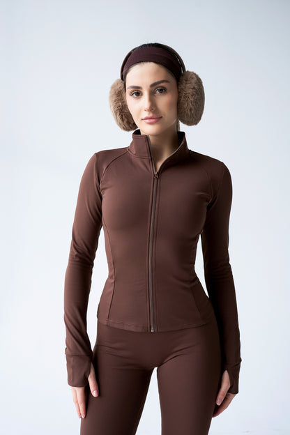 легінси утеплені TERMI коричневий