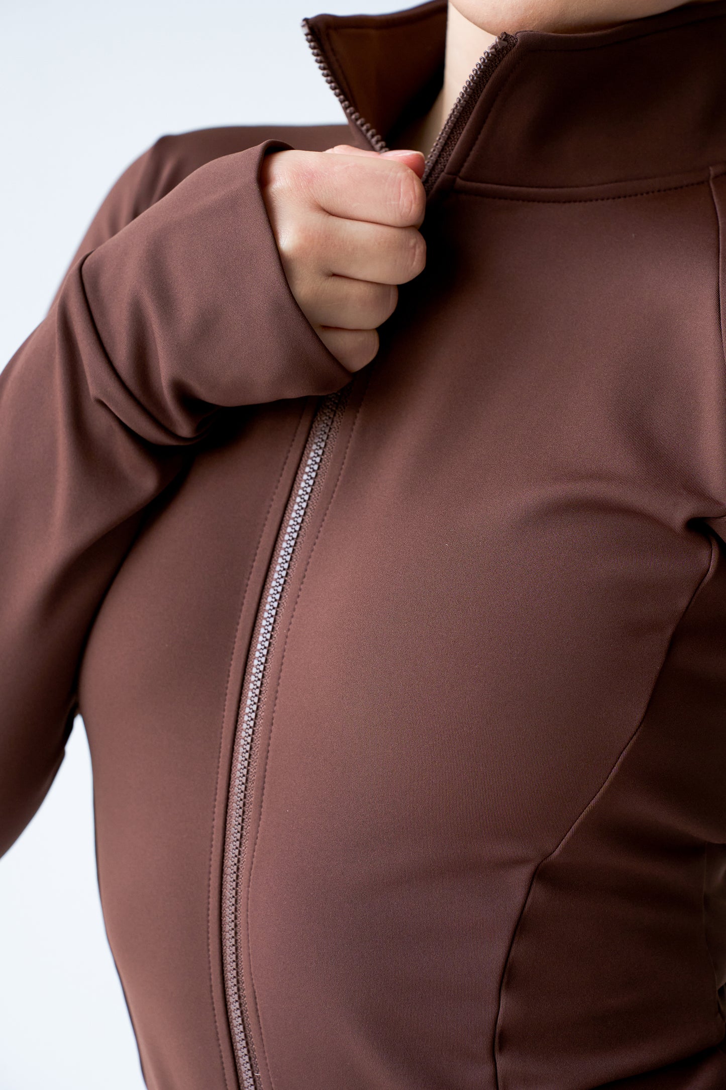 лонгслів утеплений TERMI коричневий