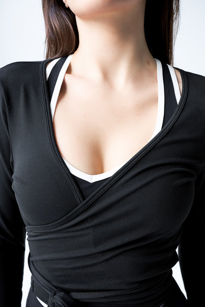 лонгслів PILATES Premium чорний