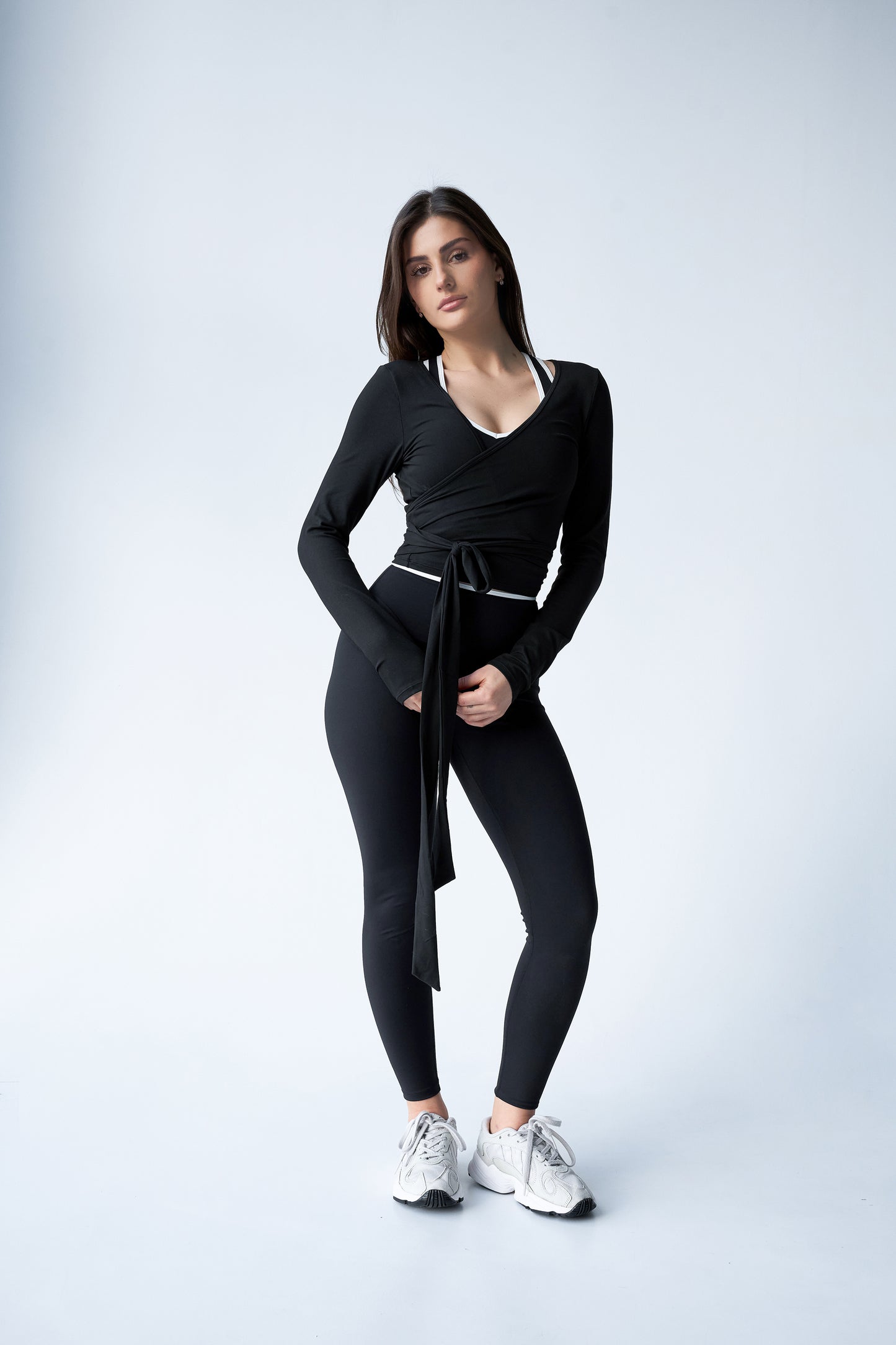 лонгслів PILATES Premium чорний